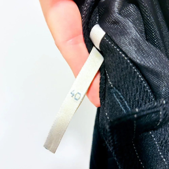 HAMMER Vintage black striped wool skirt - Picture 6 of 7